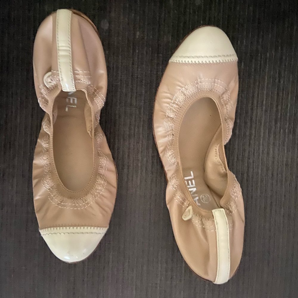 Chanel Leather Flats